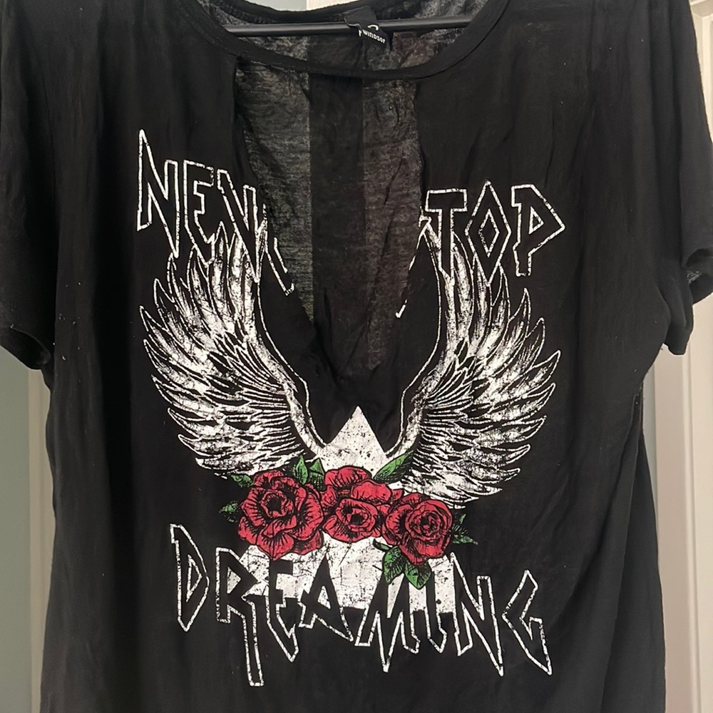 Black Windsor top size large